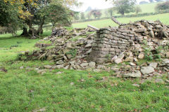 
Foundations of first building, Blaencuffin, October 2010